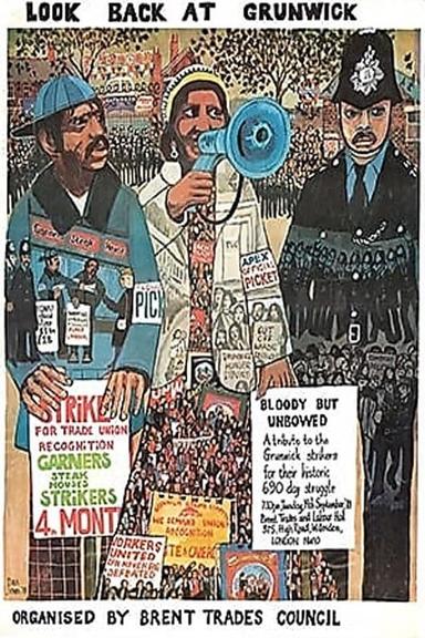 Look Back at Grunwick poster