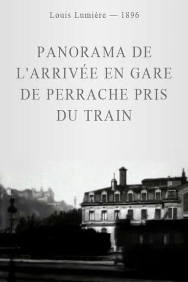 Panorama de l'arrivée en gare de Perrache pris du train poster