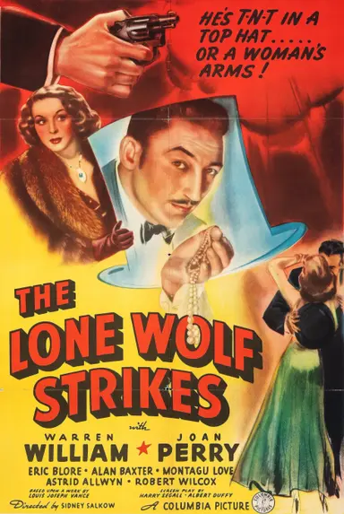 The Lone Wolf Strikes poster