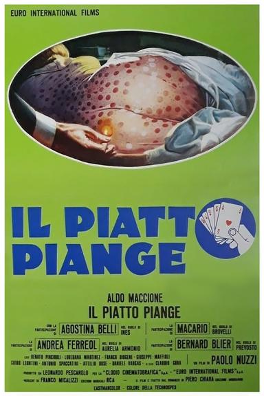 Il piatto piange poster