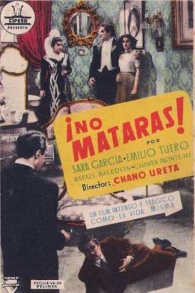 No matarás poster