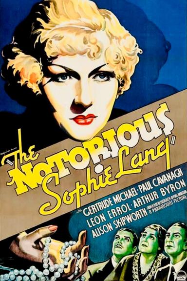 The Notorious Sophie Lang poster