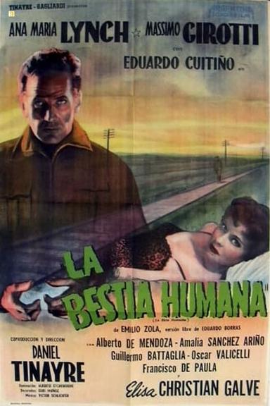 La bestia humana poster