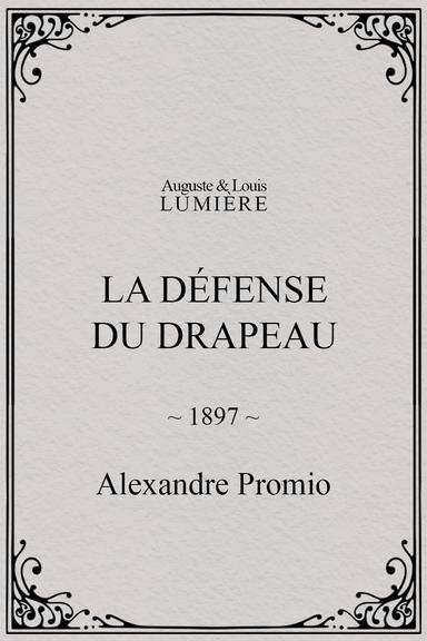 La défense du drapeau poster