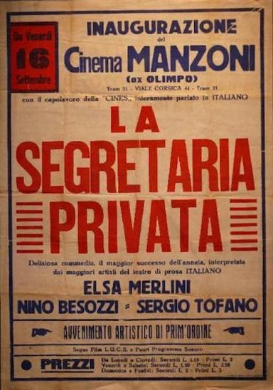 The Private Secretary poster