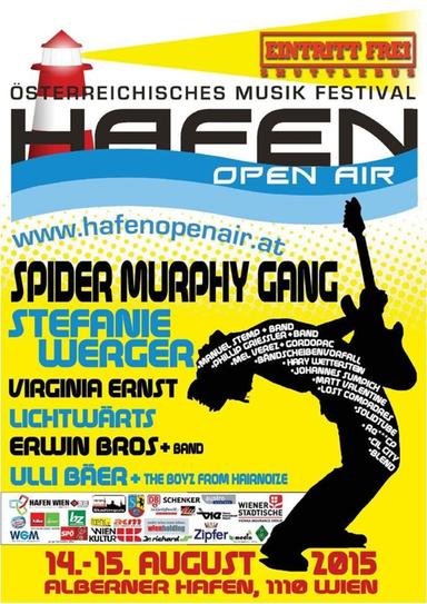 Spider Murphy Gang Konzert in Hafen Open Air in 2015 poster