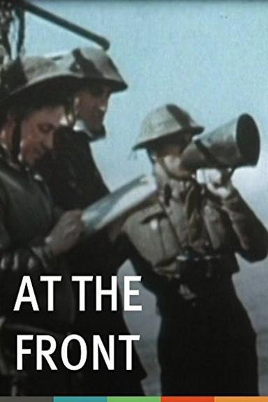 At the Front in North Africa with the U.S. Army poster