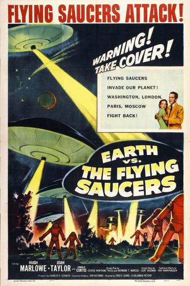 Earth vs. the Flying Saucers poster