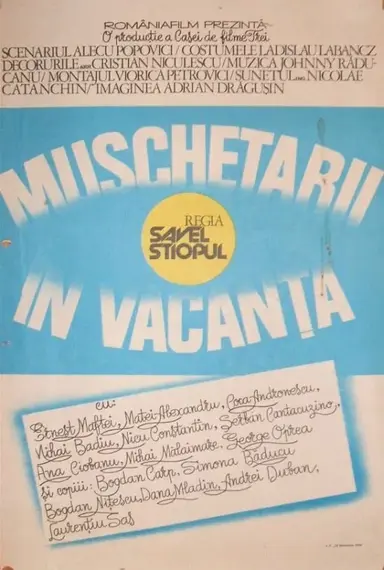 Mușchetarii în vacanță poster