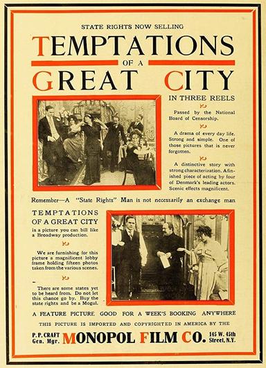 Temptations of a Great City poster