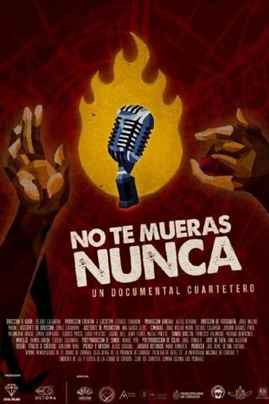 No te mueras nunca poster