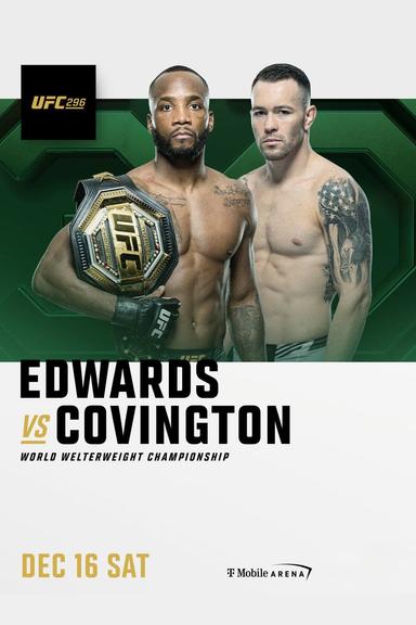 UFC 296: Edwards vs. Covington poster