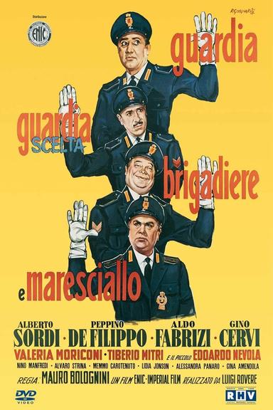 Guardia, guardia scelta, brigadiere e maresciallo poster