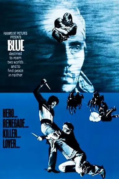 Blue poster