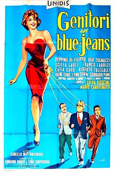 Genitori in blue-jeans poster