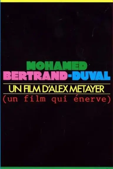 Mohamed Bertrand-Duval poster