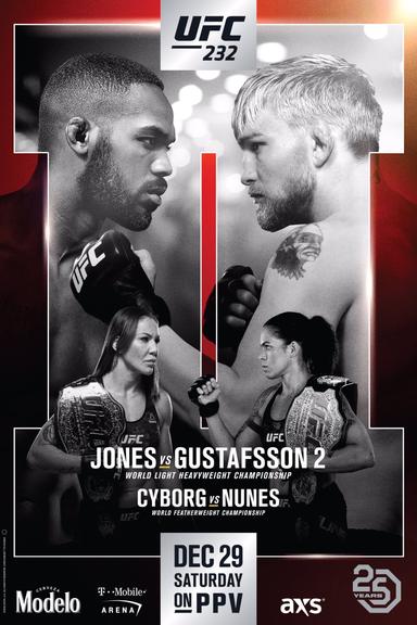 UFC 232: Jones vs. Gustafsson 2 poster