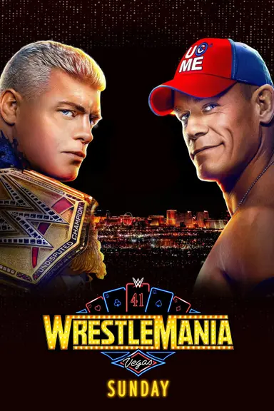 WWE WrestleMania 41: Sunday poster