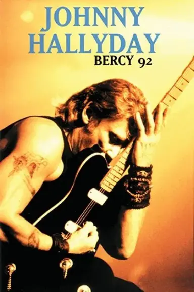Johnny Hallyday - Bercy 92 poster