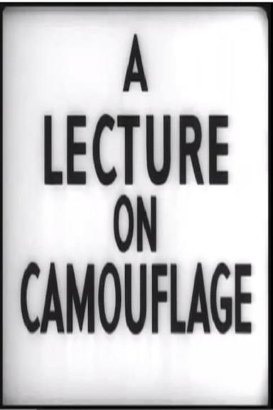 A Lecture on Camouflage poster