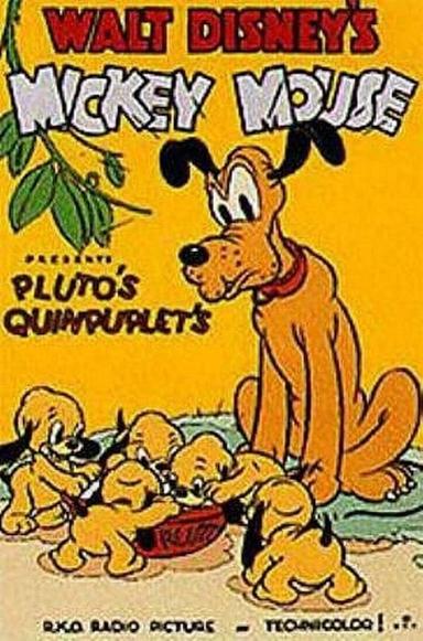 Pluto's Quin-puplets poster