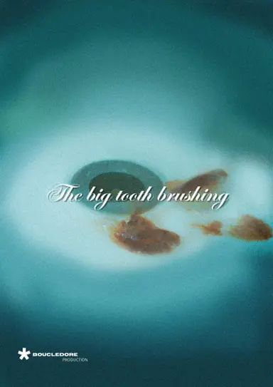 The big tooth brushing poster