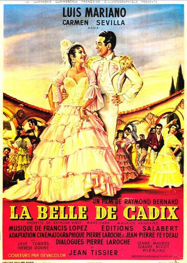 La belle de Cadix poster