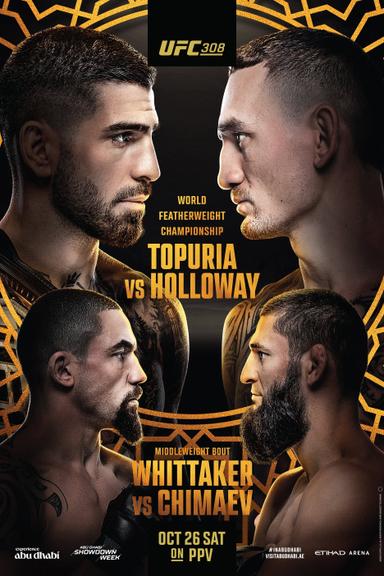 UFC 308: Topuria vs. Holloway poster