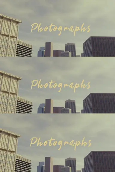 Photographs poster