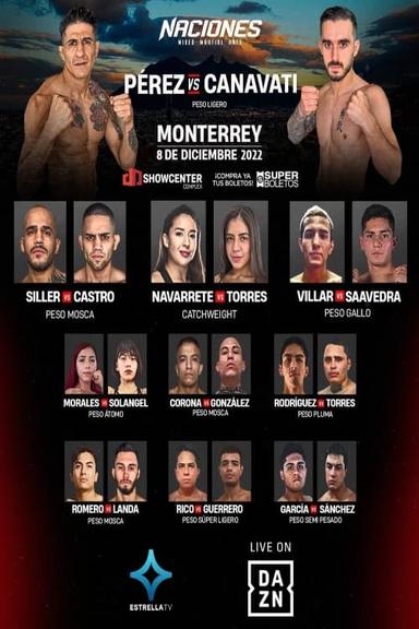 Naciones MMA 12 poster