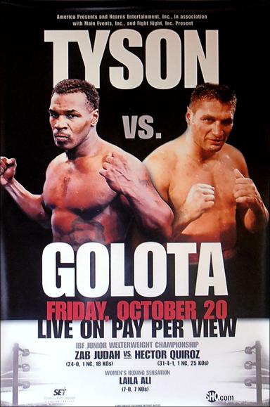 Mike Tyson vs Andrew Golota poster