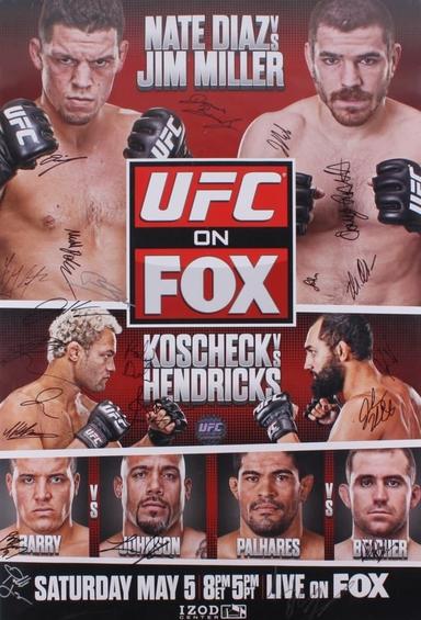 UFC on Fox 3: Diaz vs. Miller poster