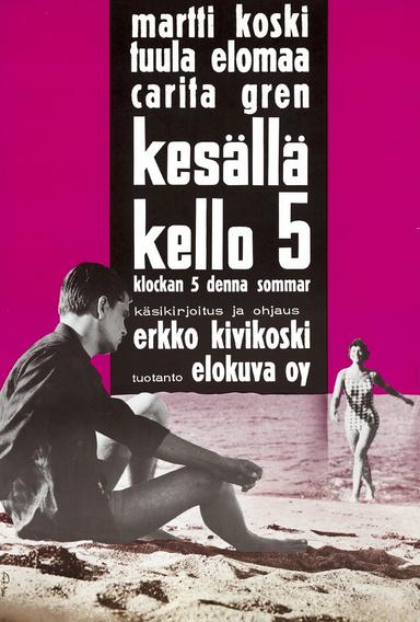 Kesällä kello 5 poster