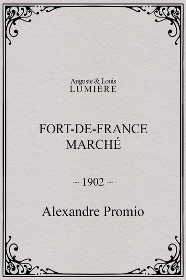 Fort-de-France : marché poster