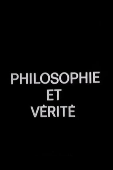 Philosophie et vérité poster