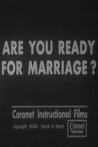 Are You Ready for Marriage? poster