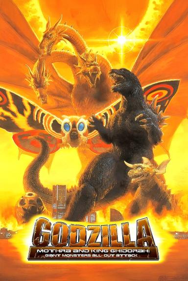 Godzilla, Mothra and King Ghidorah: Giant Monsters All-Out Attack poster