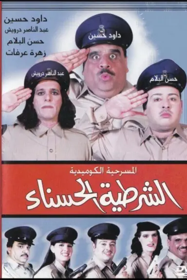 The beautiful policewoman poster