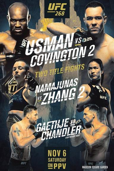 UFC 268: Usman vs. Covington 2 poster