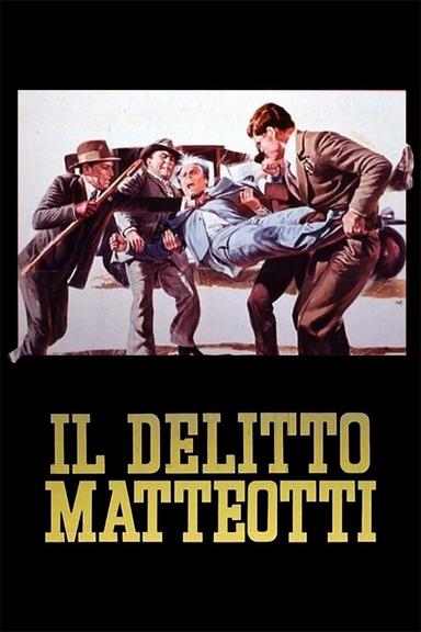 The Assassination of Matteotti poster