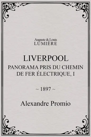 Liverpool, panorama pris du chemin de fer électrique, I poster