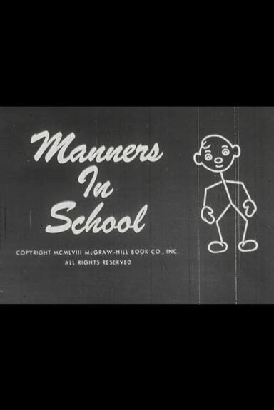 Manners in School poster