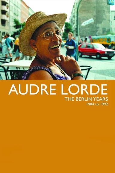 Audre Lorde: The Berlin Years 1984-1992 poster