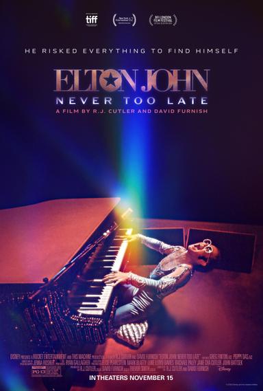 Elton John: Never Too Late poster