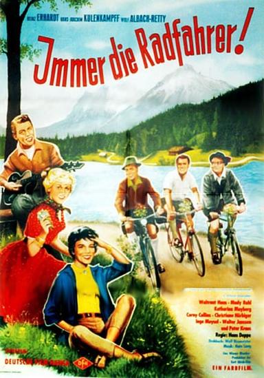 Immer die Radfahrer poster