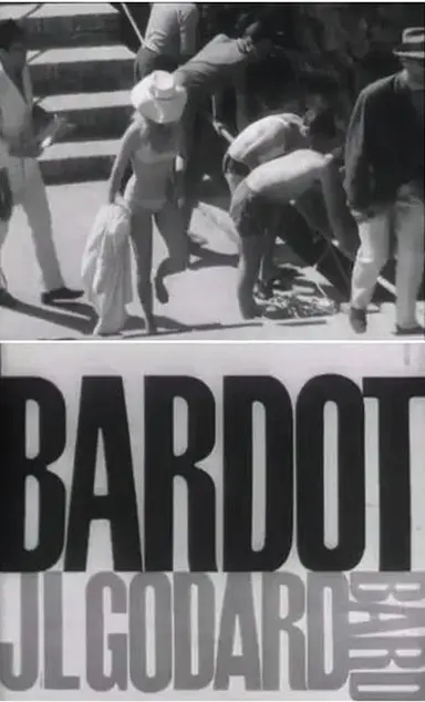 Bardot et Godard poster