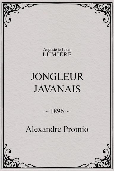 Jongleur javanais poster