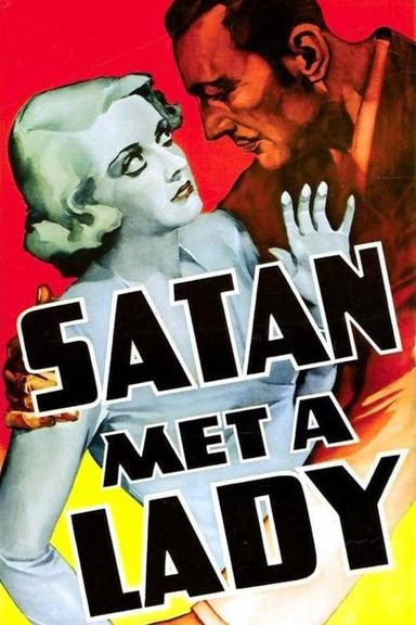 Satan Met a Lady poster