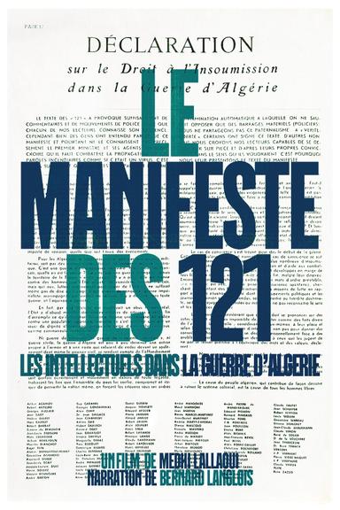 Manifesto of the 121 poster