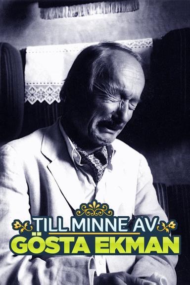 Till minne av Gösta Ekman poster